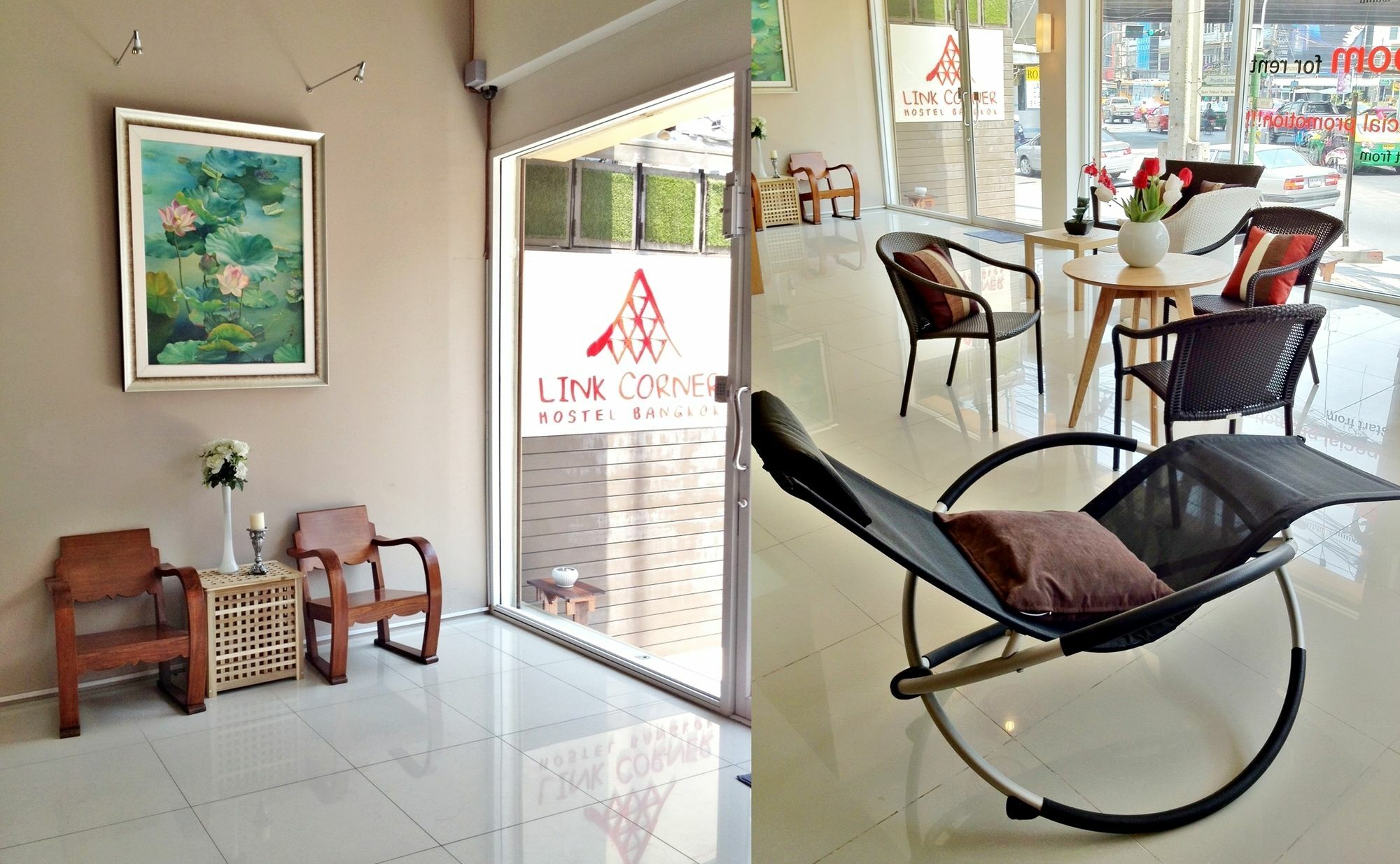 Link Corner Hostel Бангкок Экстерьер фото
