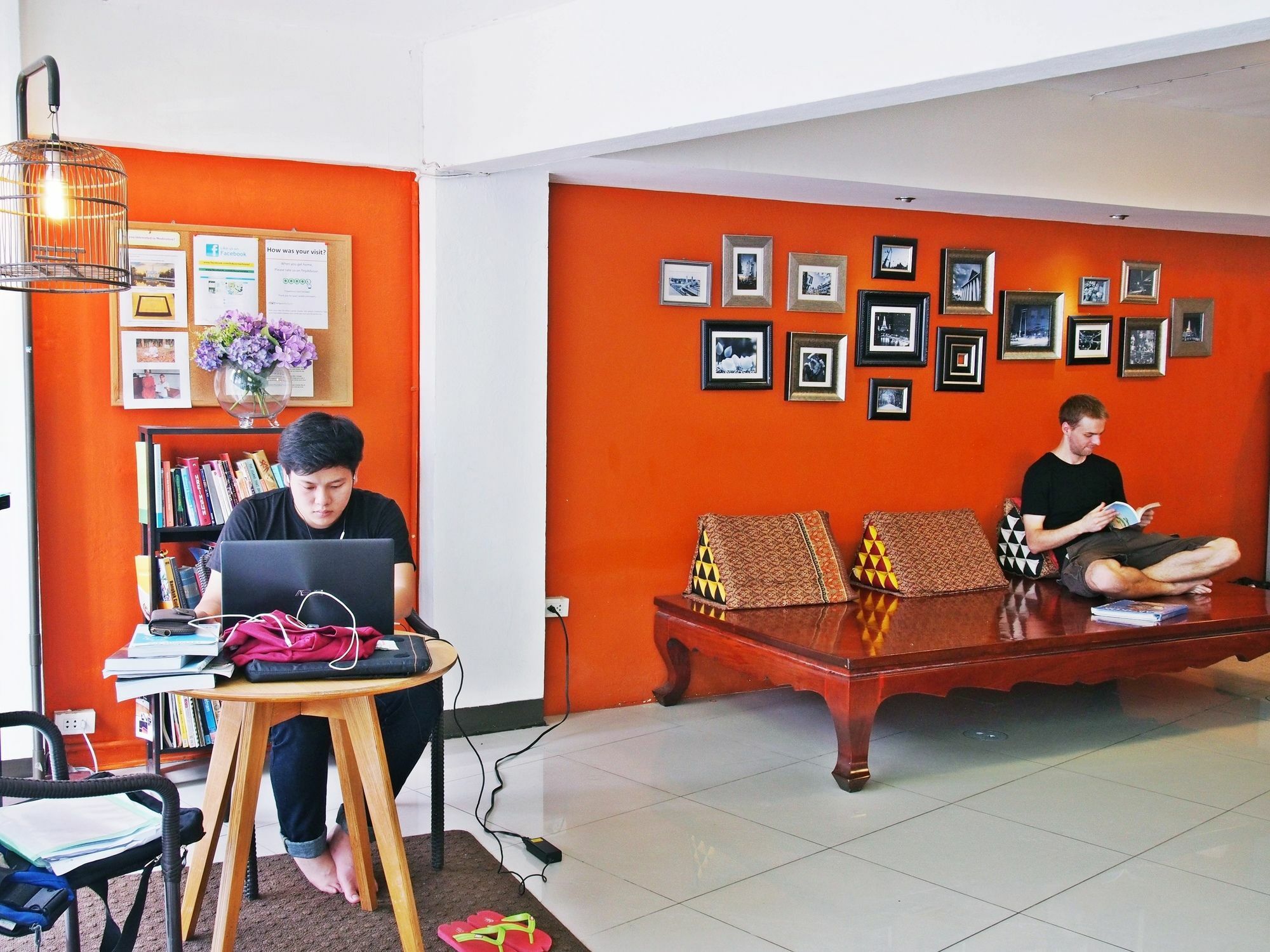 Link Corner Hostel Бангкок Экстерьер фото